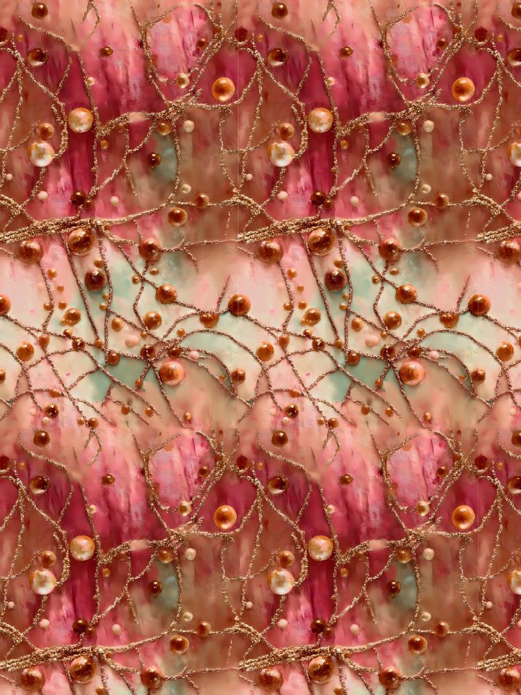 The pattern built into a full repeat